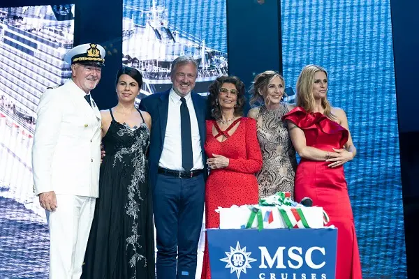 Taufe der MSC Seaview