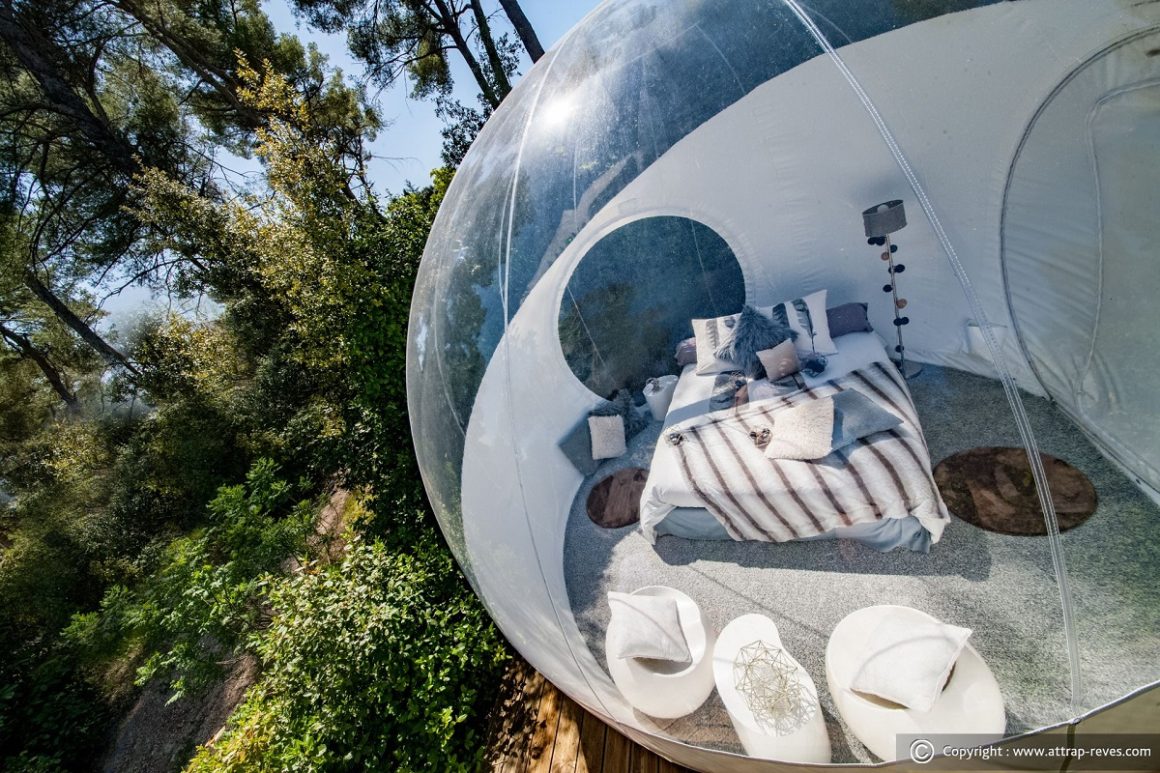Bubble Hotel Frankreich Attrap Reves
