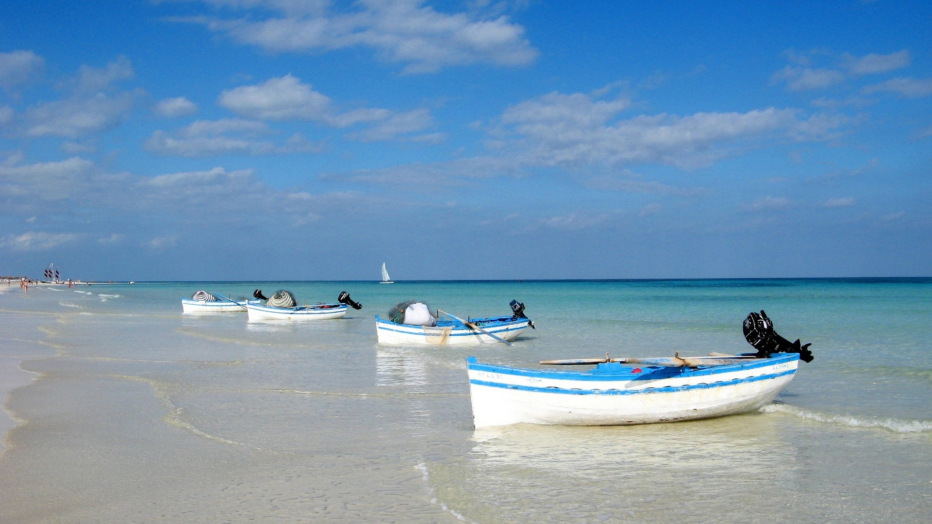 Sommer in Tunesien Strand Beach