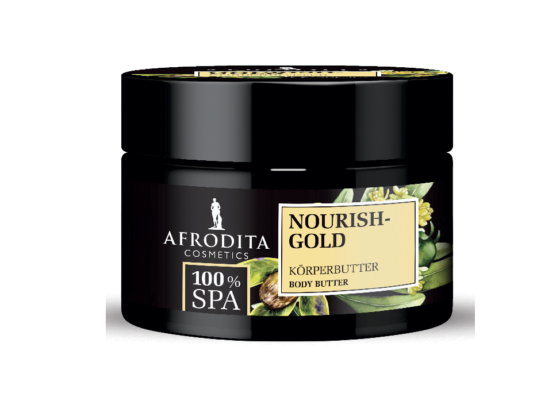 Trockene Haut im Winter Afrodita 100 Spa Nourish Gold Bodybutter