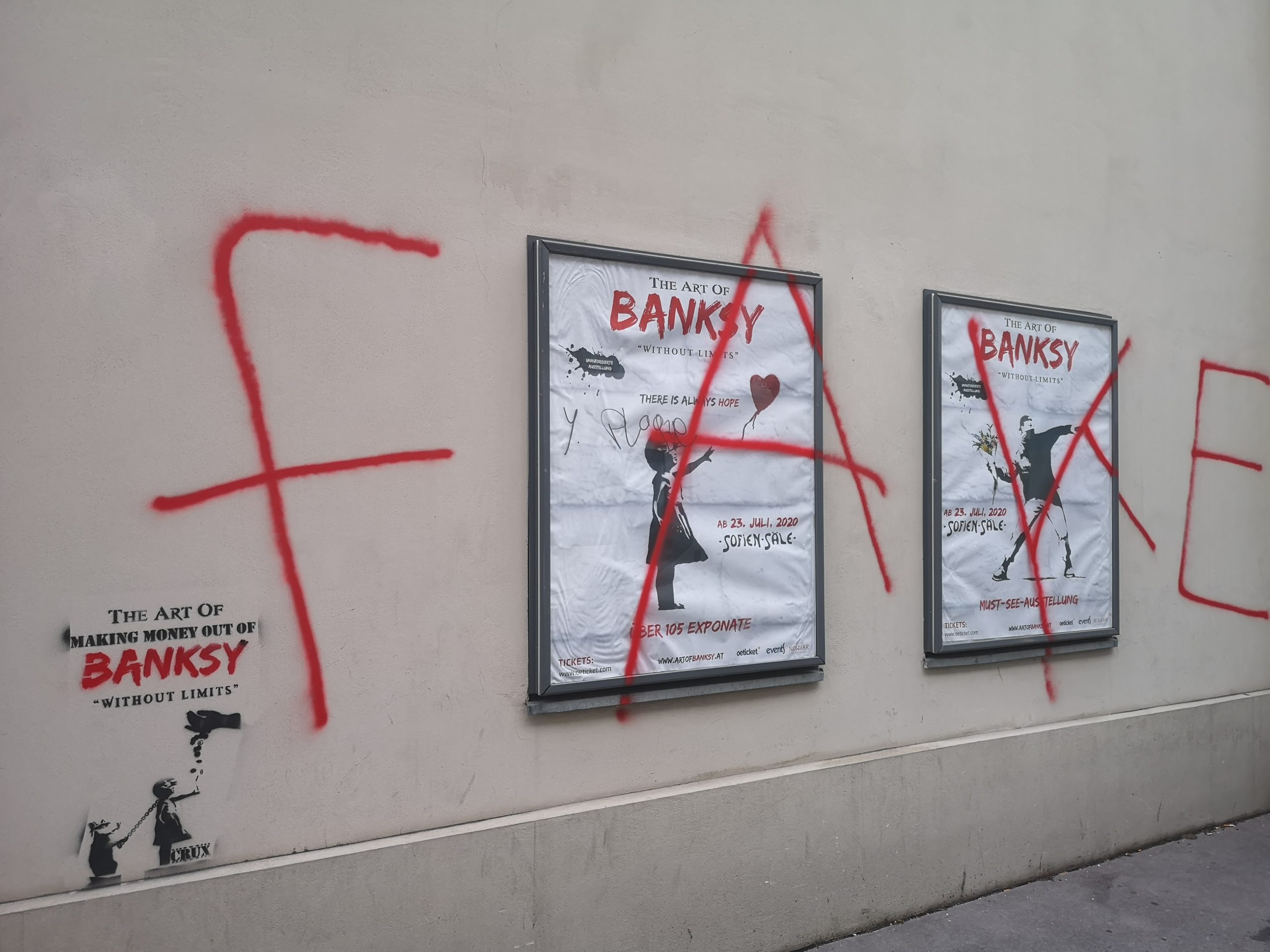 Banksy Ausstellung in Wien