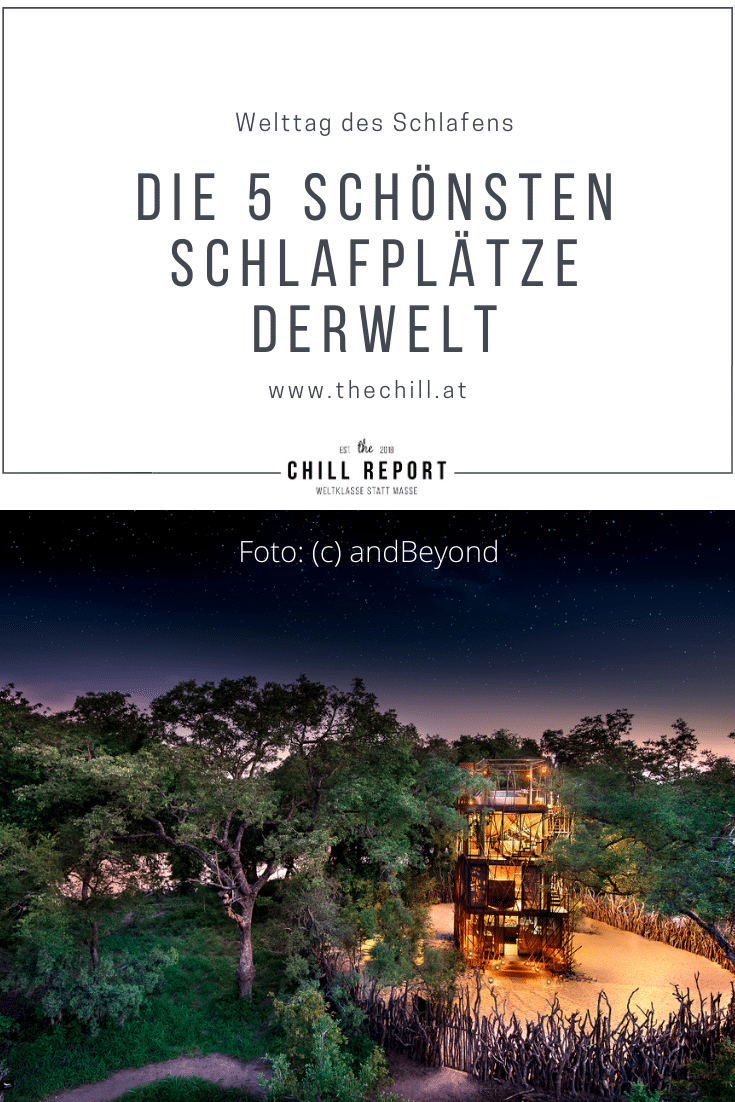 5 schönsten Schlafplätze der Welt
