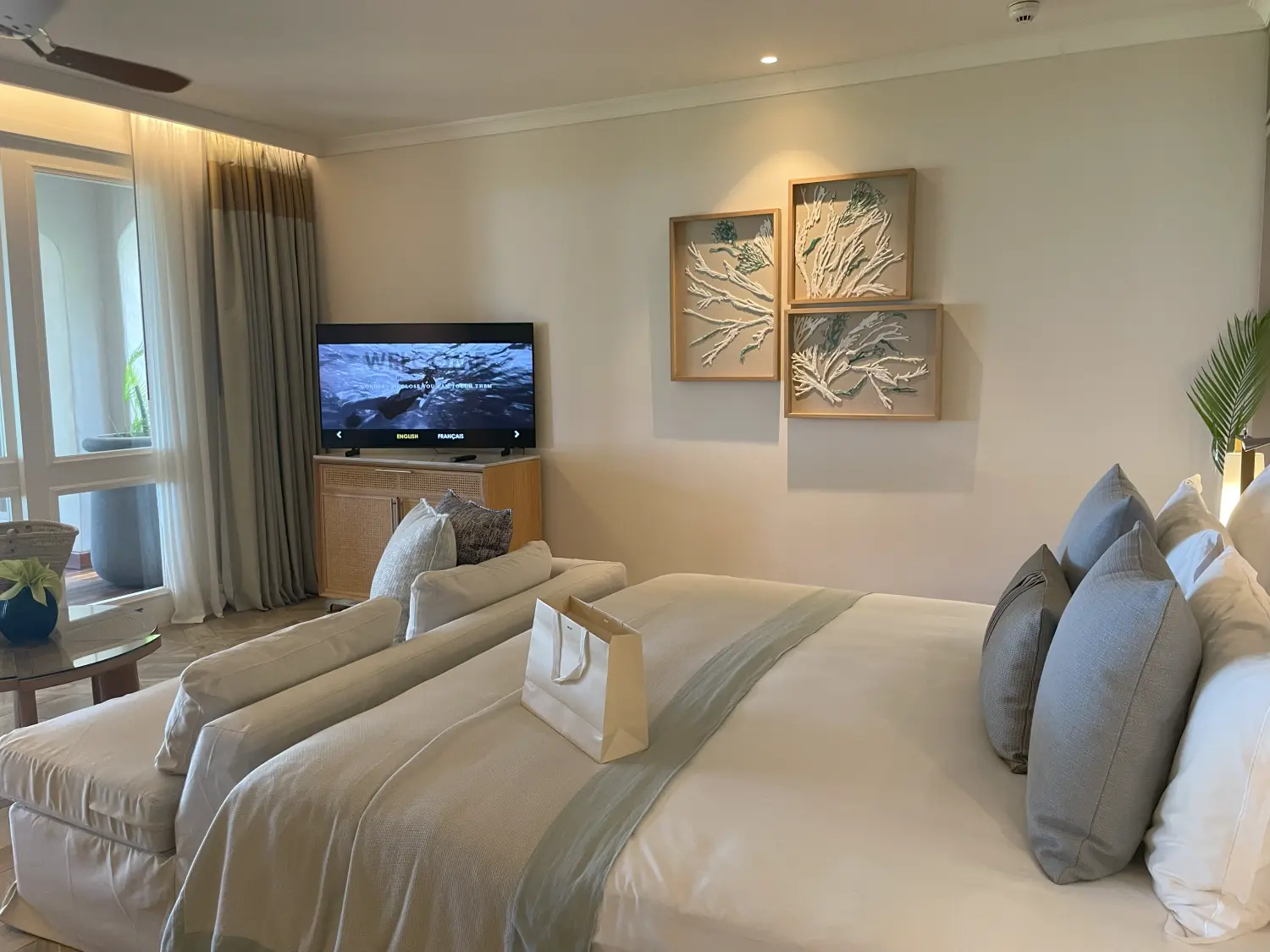 Hotel mit tollen Betten, Mauritius