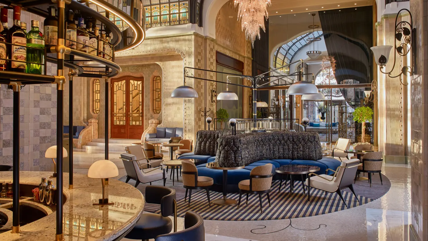 Gresham Palace Hotel Budapest Erfahrungen Lobby