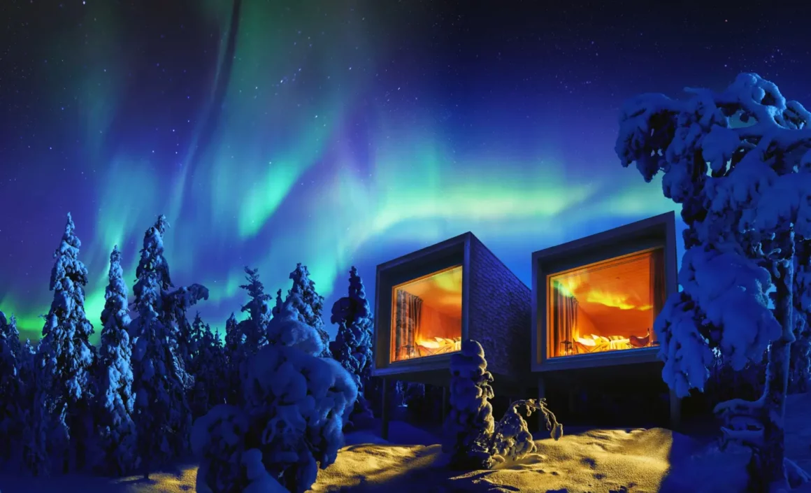 Romantische Hideaways im Winter 2023 Arctic Treehouse Hotel