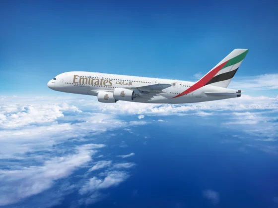 A380 in Wien Emirates
