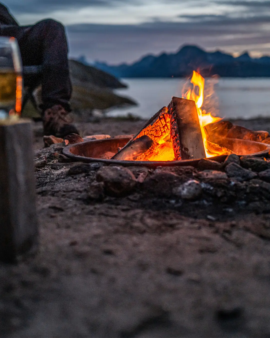  Lagerfeuer ohne Drink