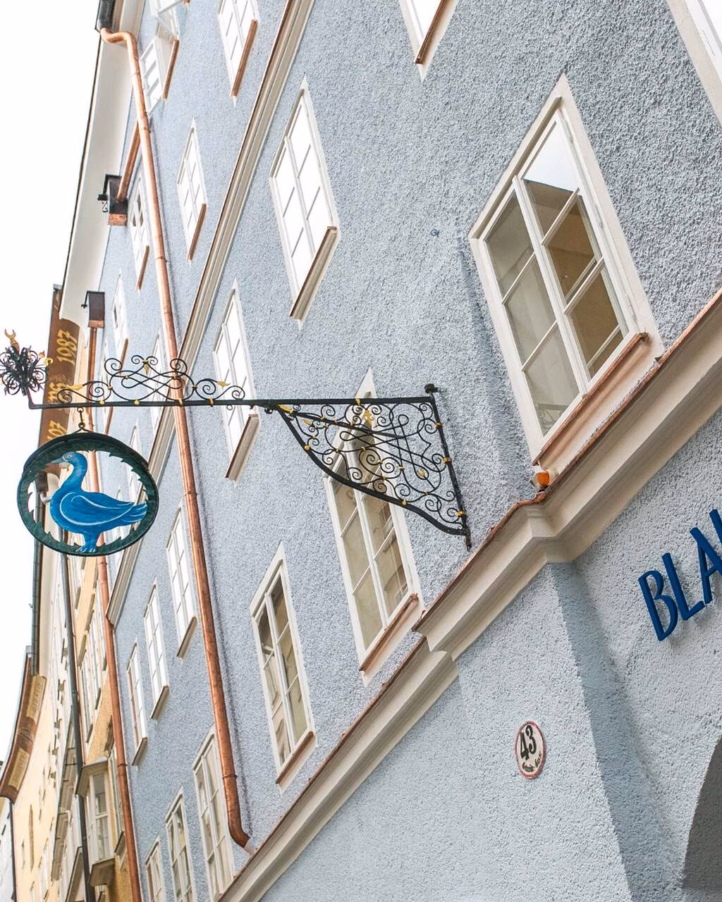 Arthotel Blaue Gans, Salzburg, von außen