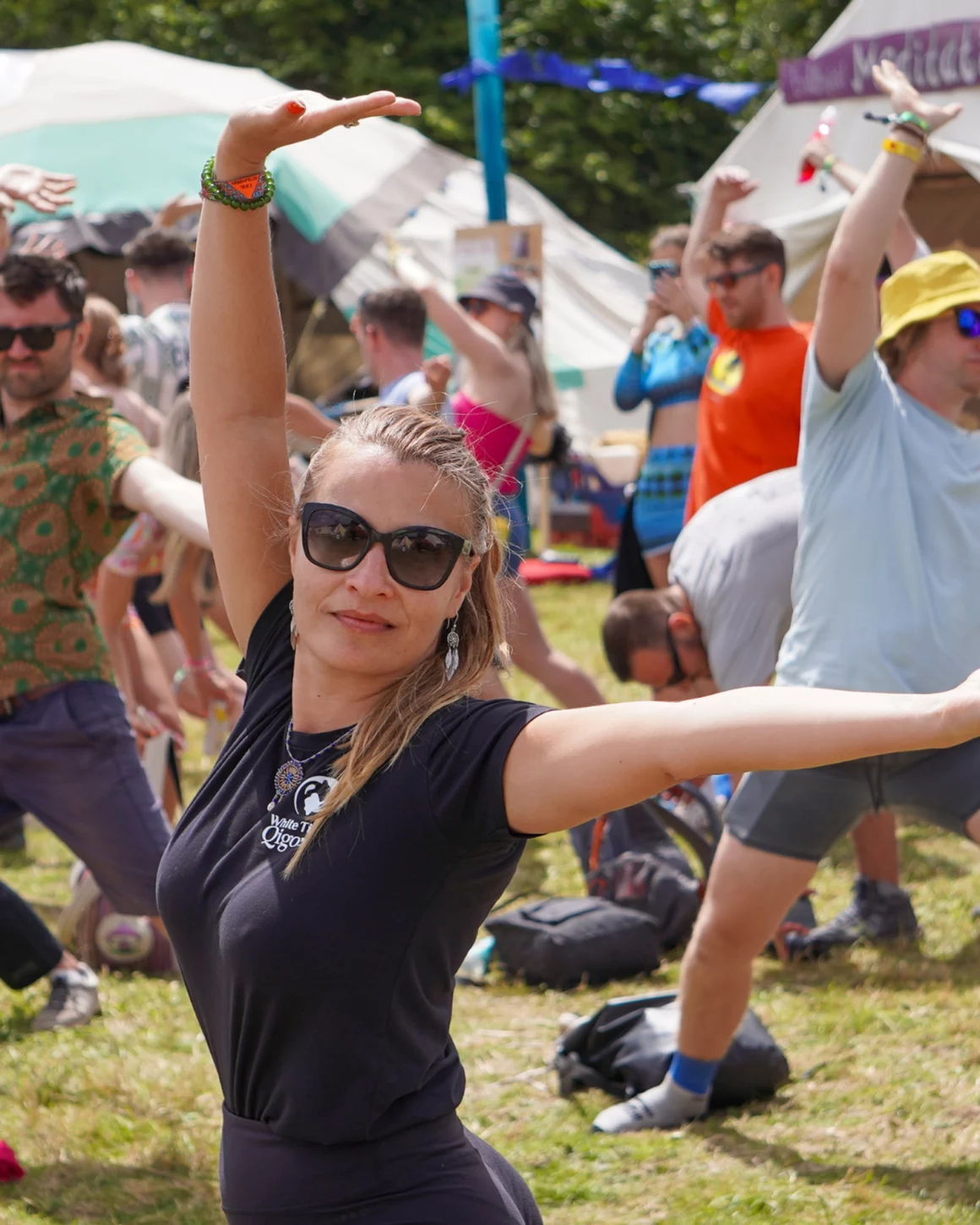 Working at Glastonbury