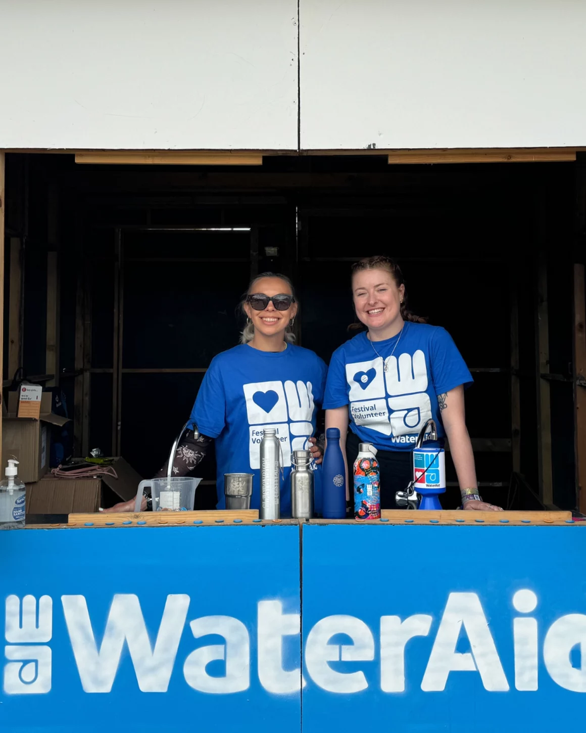 Working at Glastonbury