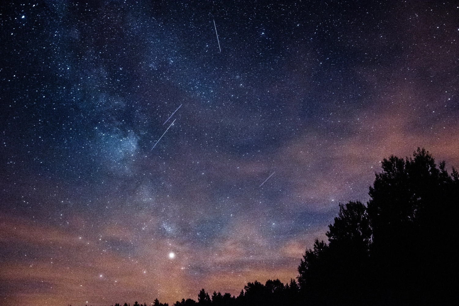 Sternschnuppen im Sommer 2024