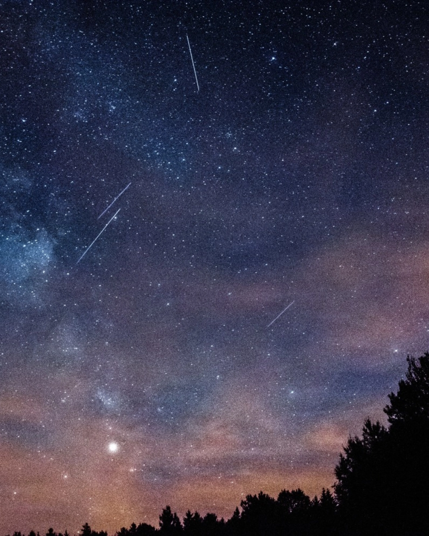 Sternschnuppen im Sommer 2024