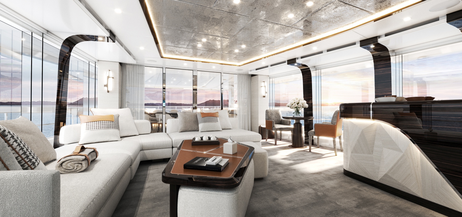 Lounge Heesen Yacht