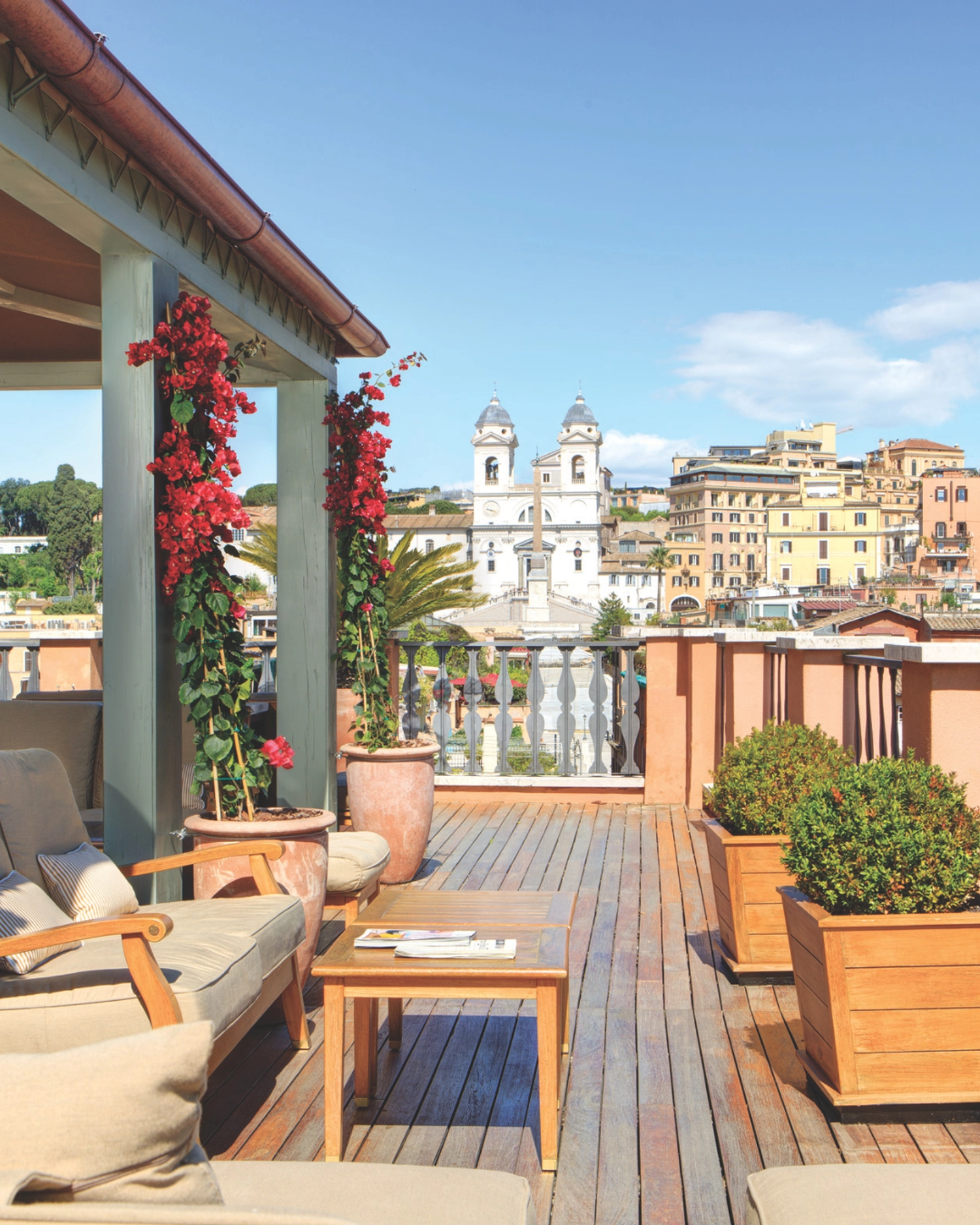 Dachterrasse Portrait Roma