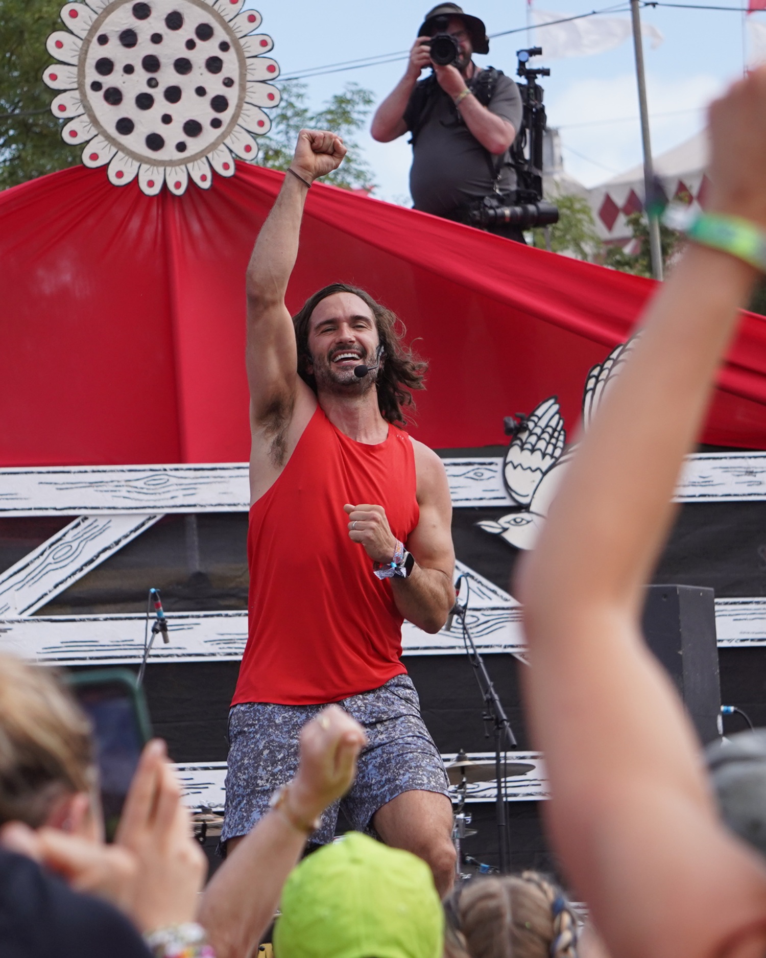 Workout mit Joe Wicks Glastonbury