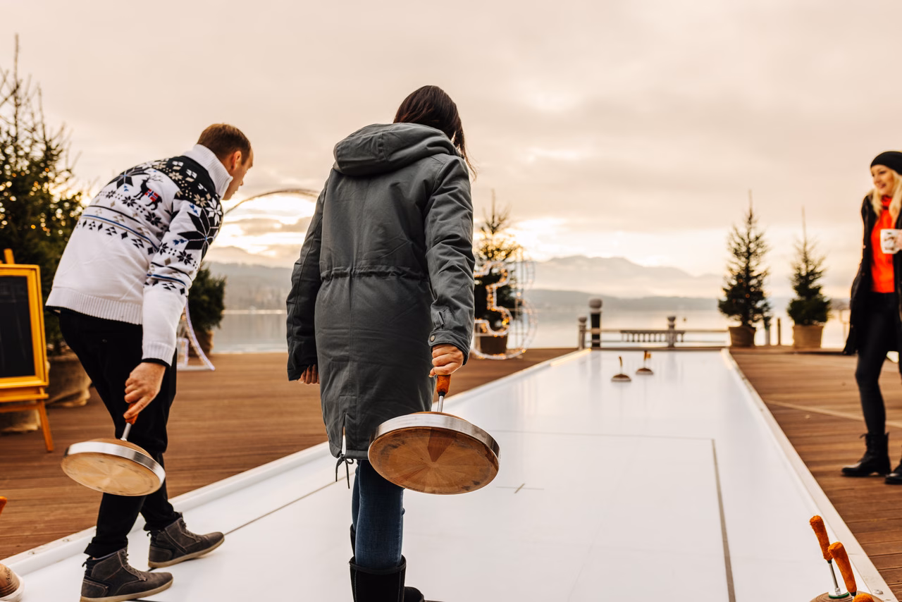 curling rink at Schloss Seefels