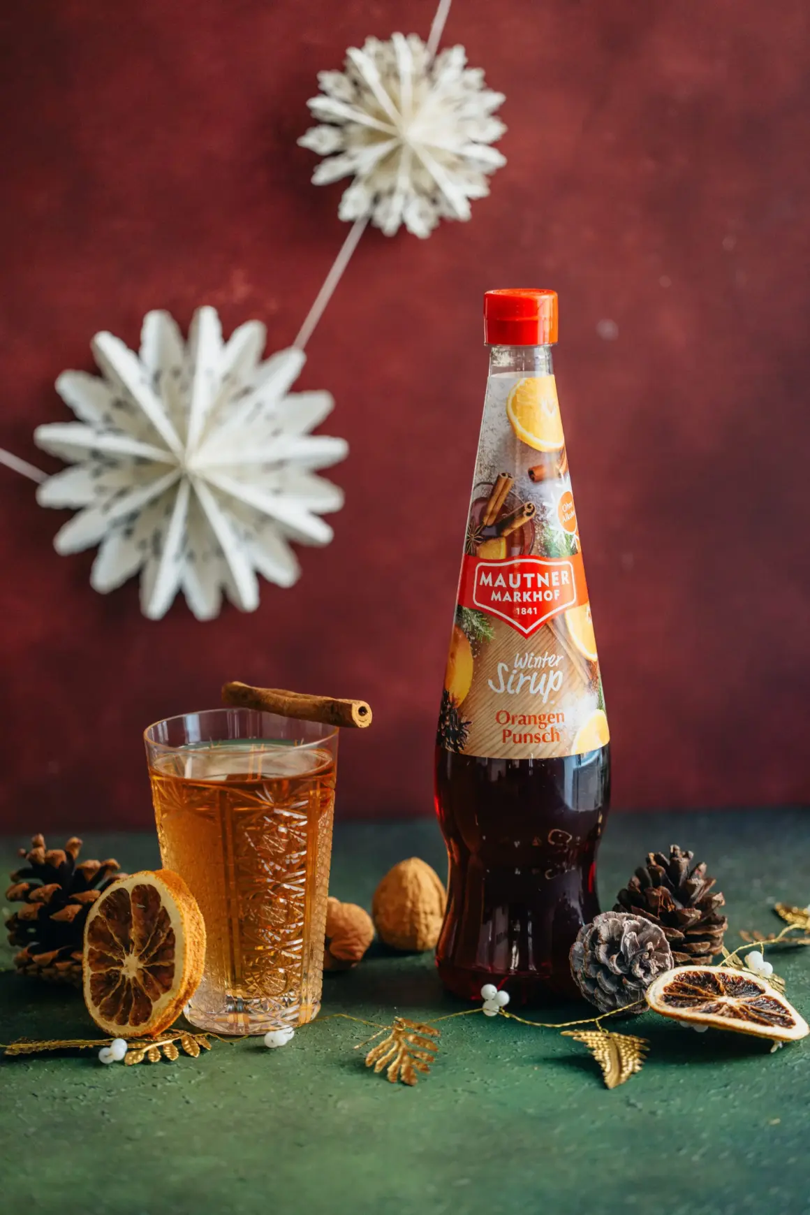 Die besten Winterdrinks Orangenpunsch Sirup