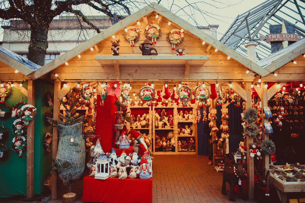 Christkindlmarkt ohne Touristen