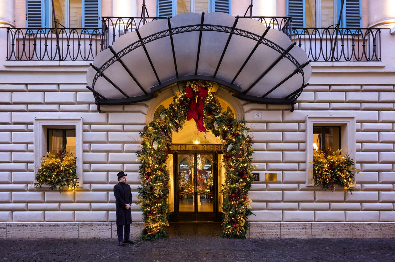 Hotels für Weihanchten, Rocco Forte Hotel de Russie, Rom