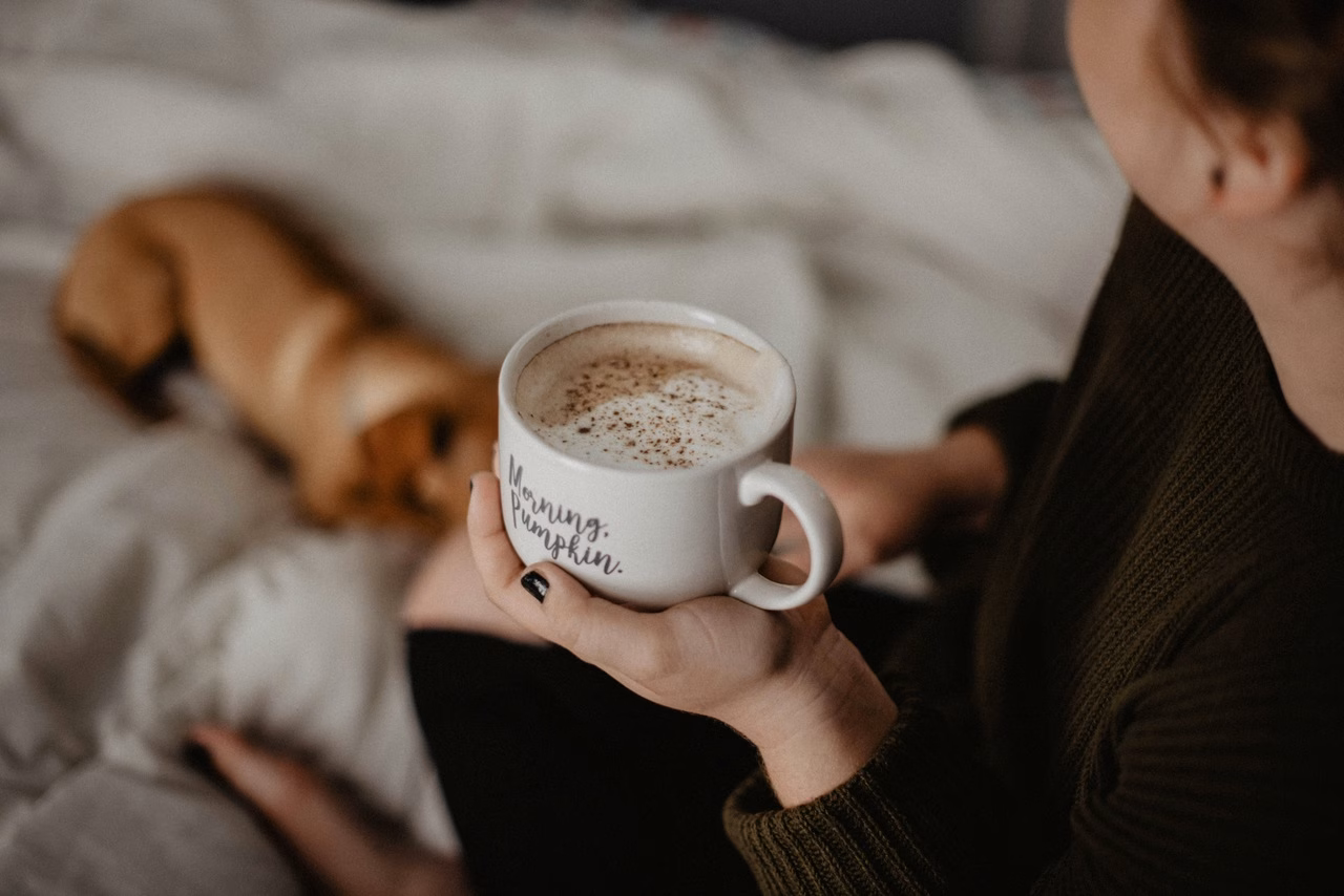 Kaffee im Bett