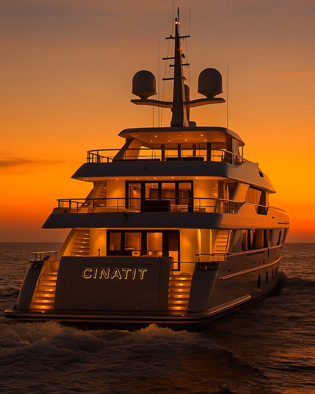 Cinatit im Sonnenuntergang