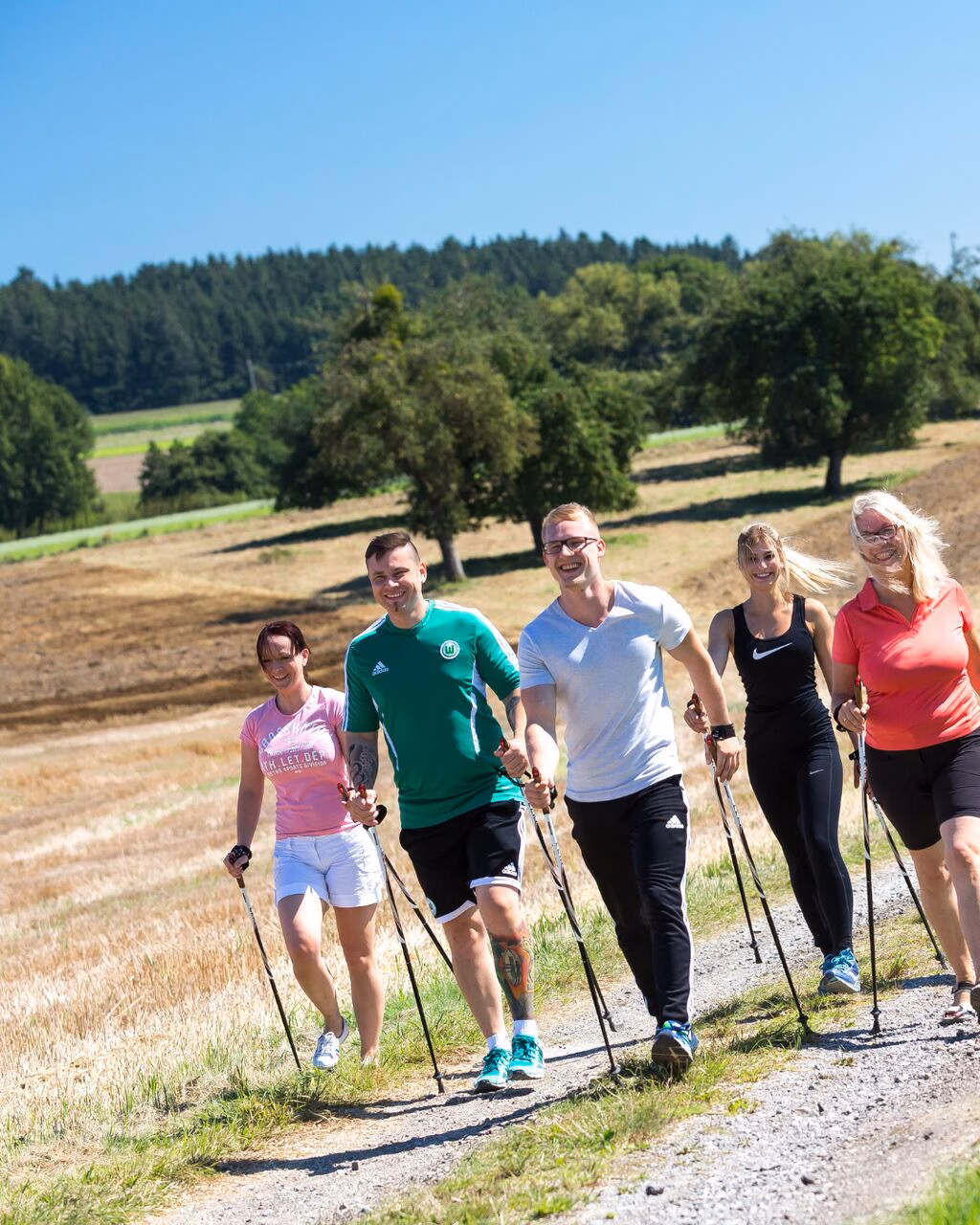 Basenfasten, Sport, Nordic Walking