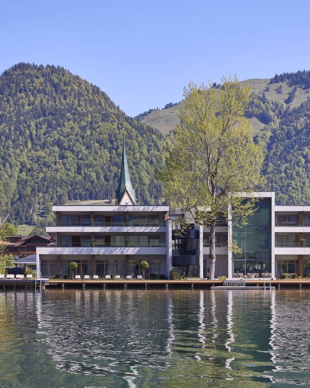 Walchsee Resort von außen