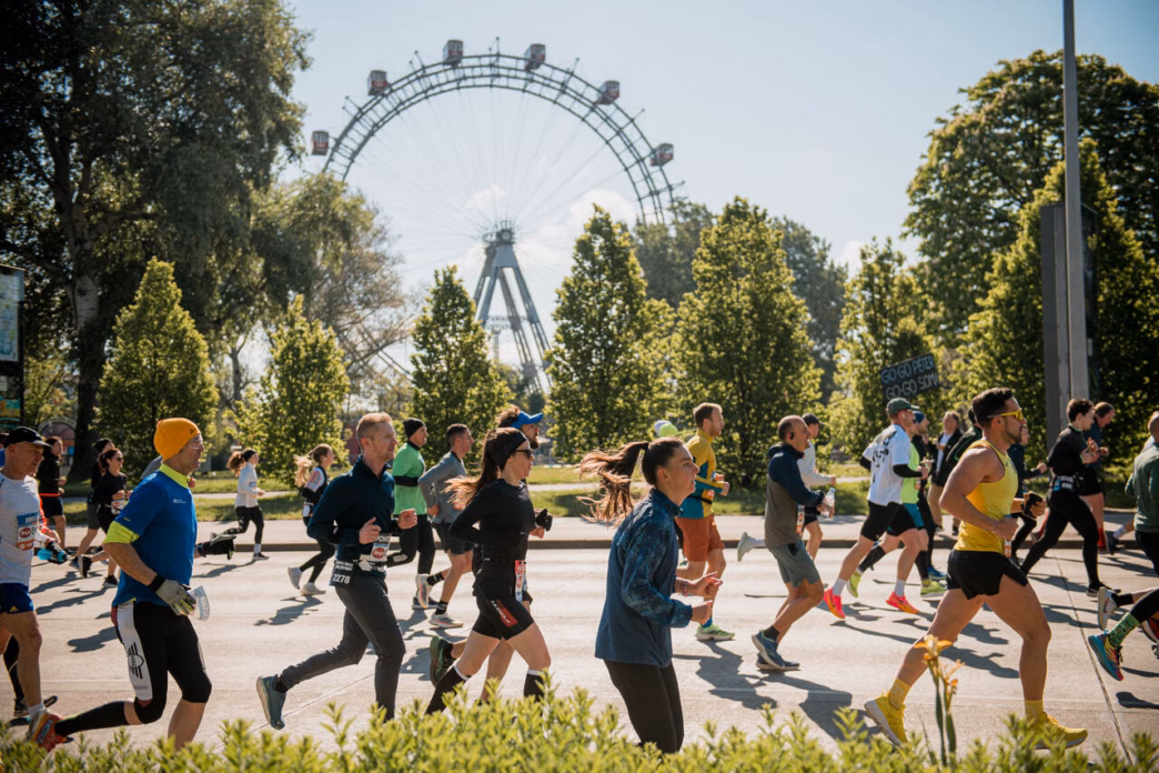 Vienna City Marathon laufen, Riesenrad
