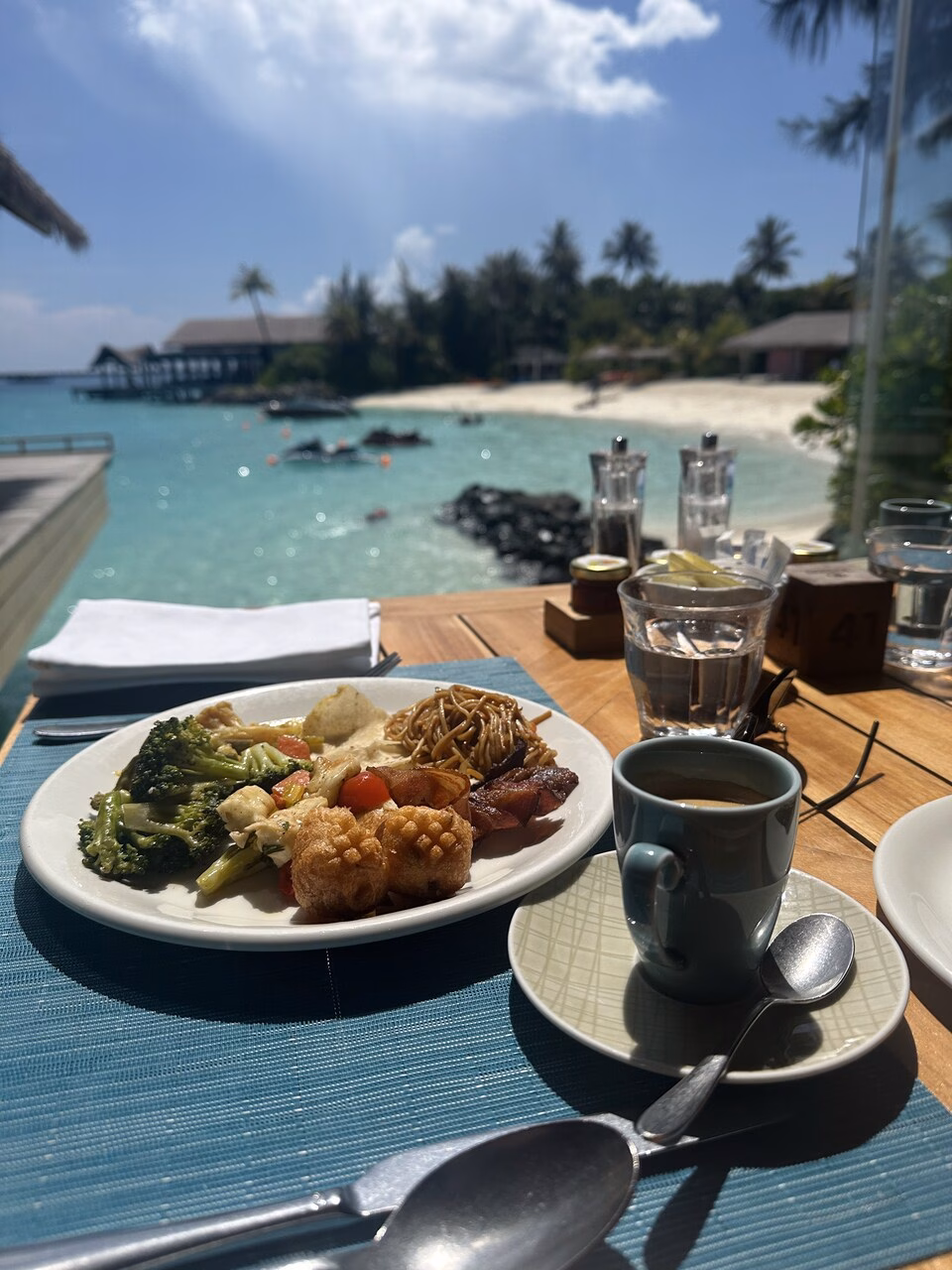 Hilton Maldives Essen Frühstück