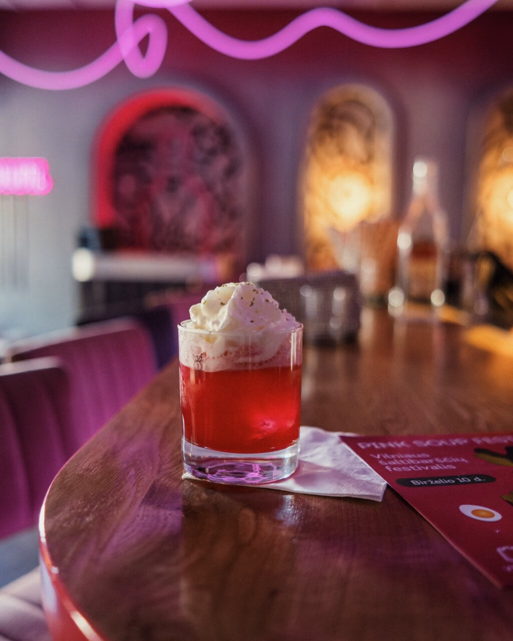 Pinker Cocktail
