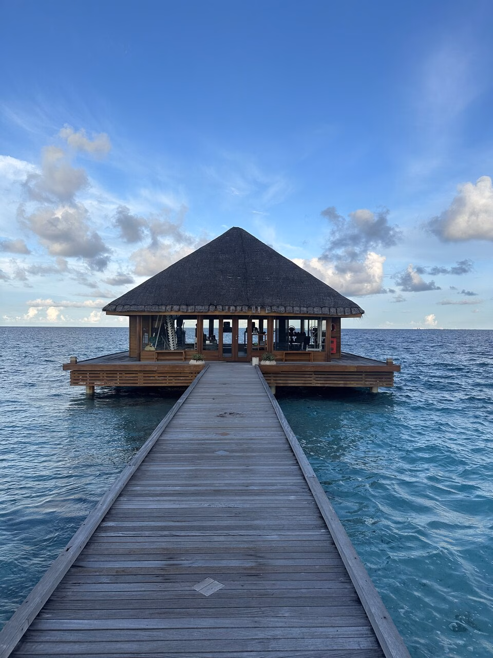 Das Gym im Huvafen Fushi