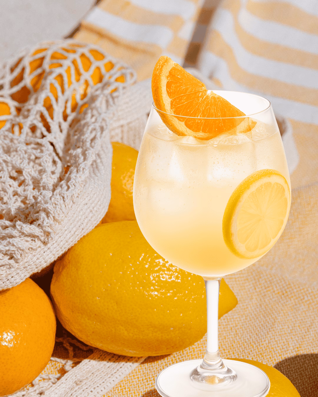 Sommerdrinks Orangen Zitronen