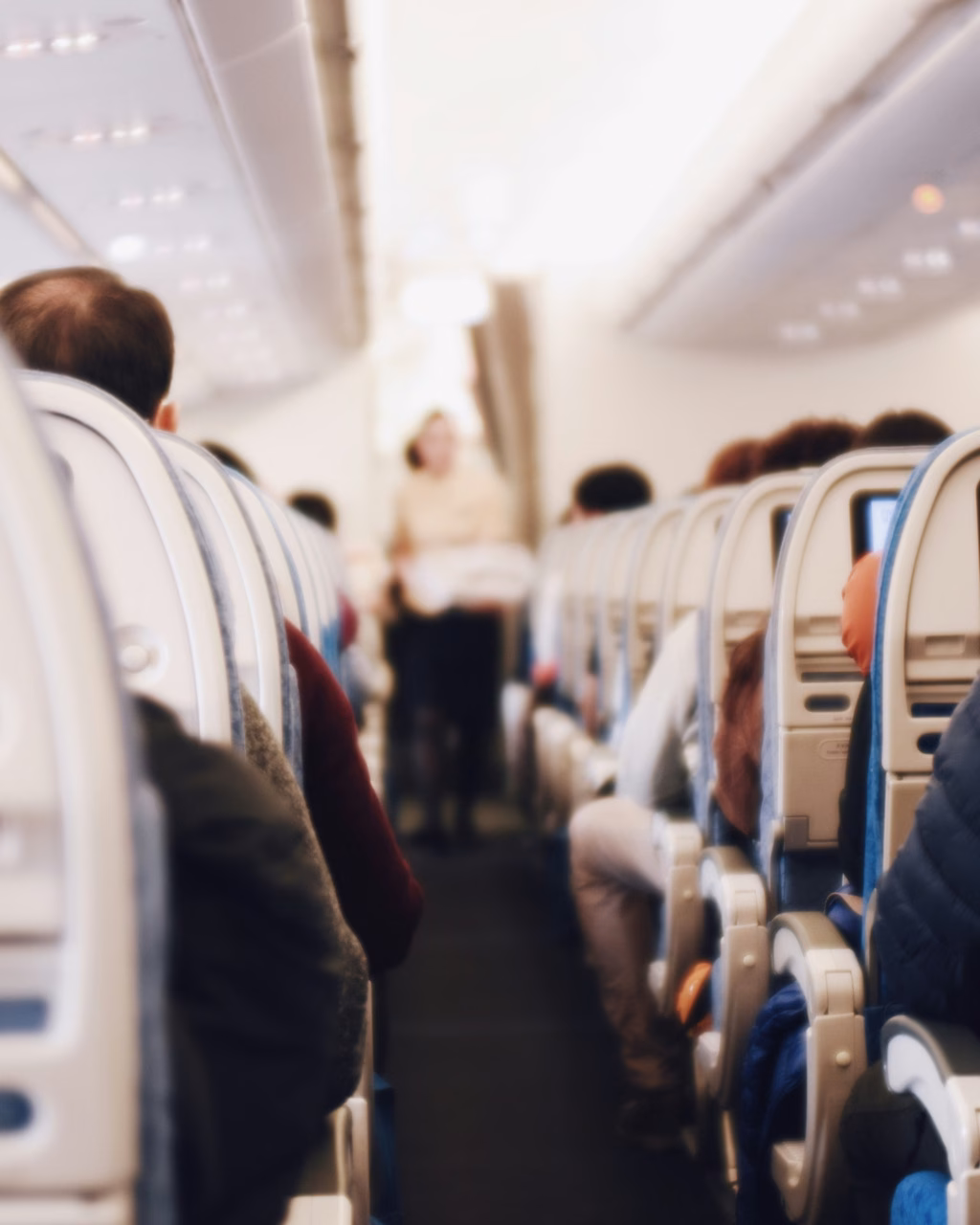 Fehler beim Fliegen, Flugzeug innen