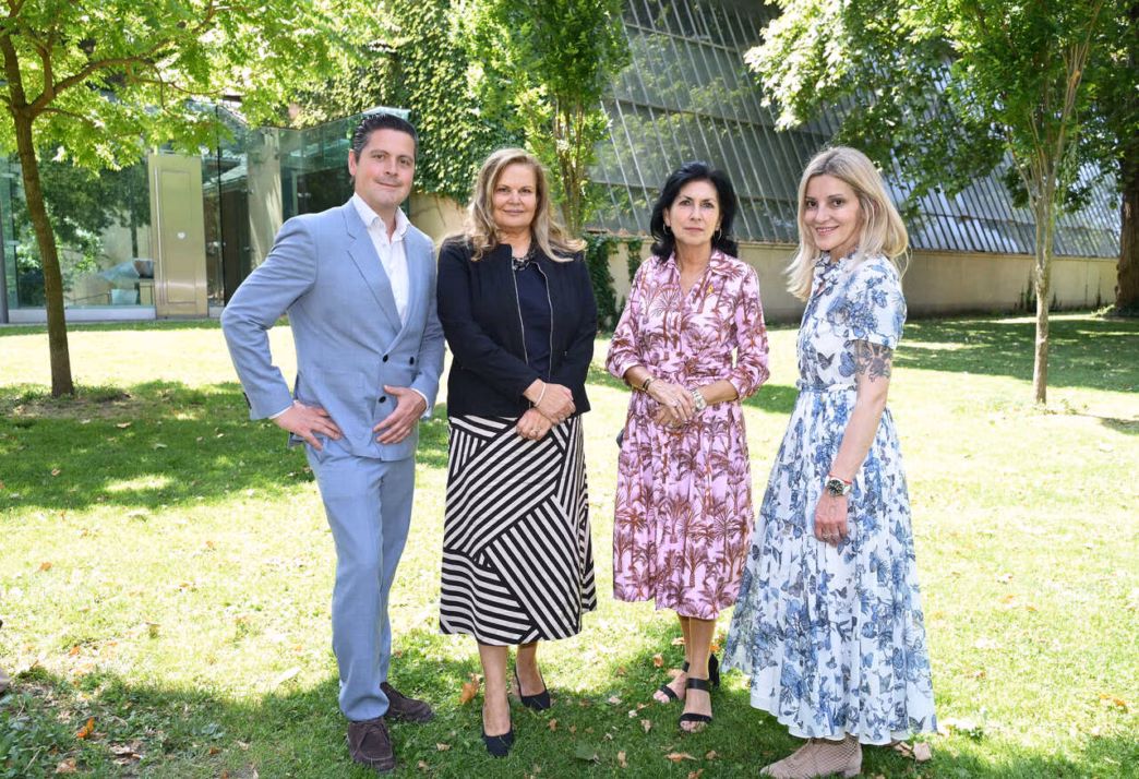 Paul Rittenauer (JPR Projektmanagement & Eventconsulting), Ursula B. Tuczka (Metropolitan Art Club), Danielle Spera (Kulturmanagerin), Billi Thanner (Künstlerin), © Christian Jobst