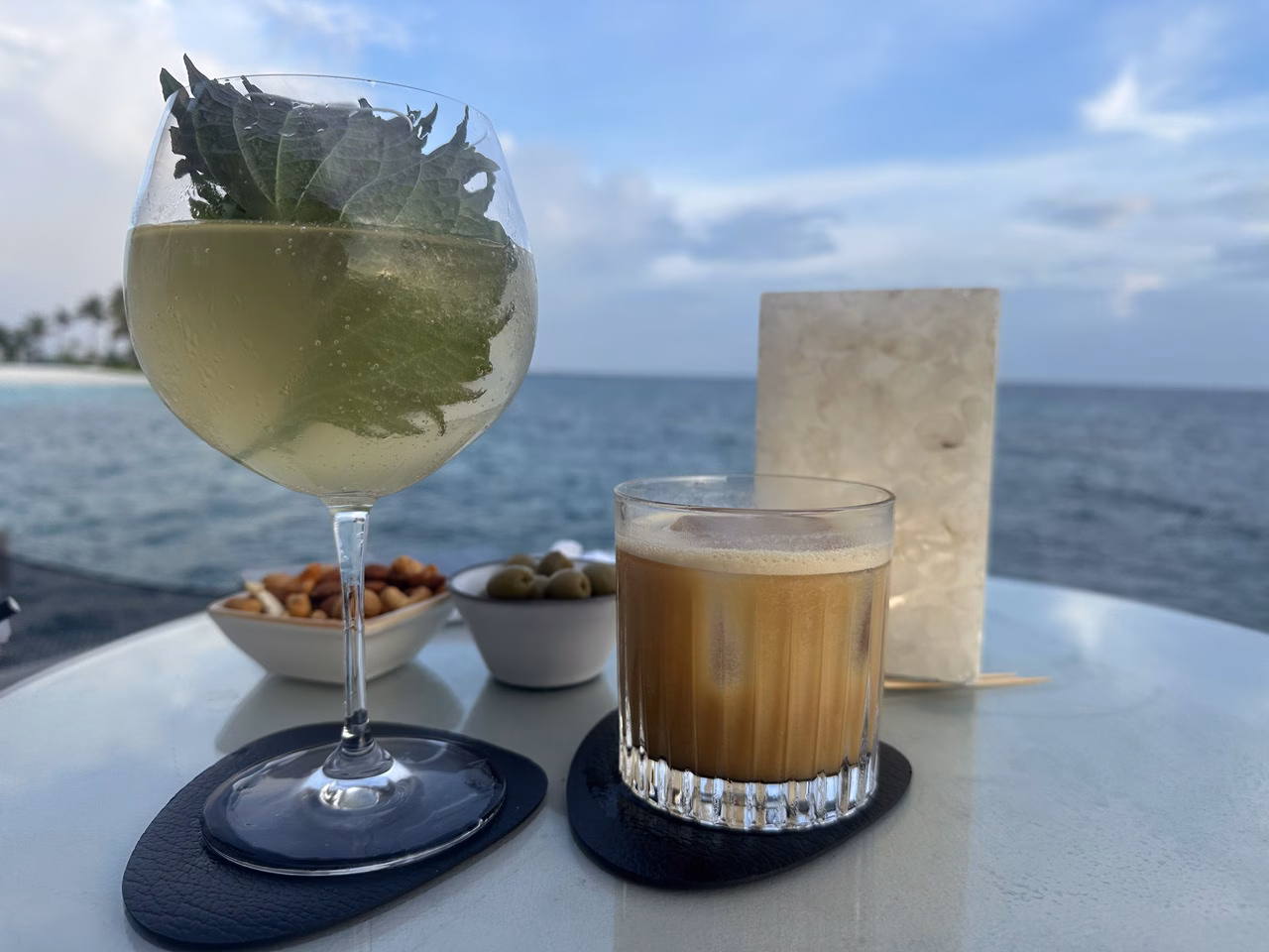 Hilton Amingiri Malediven Drinks