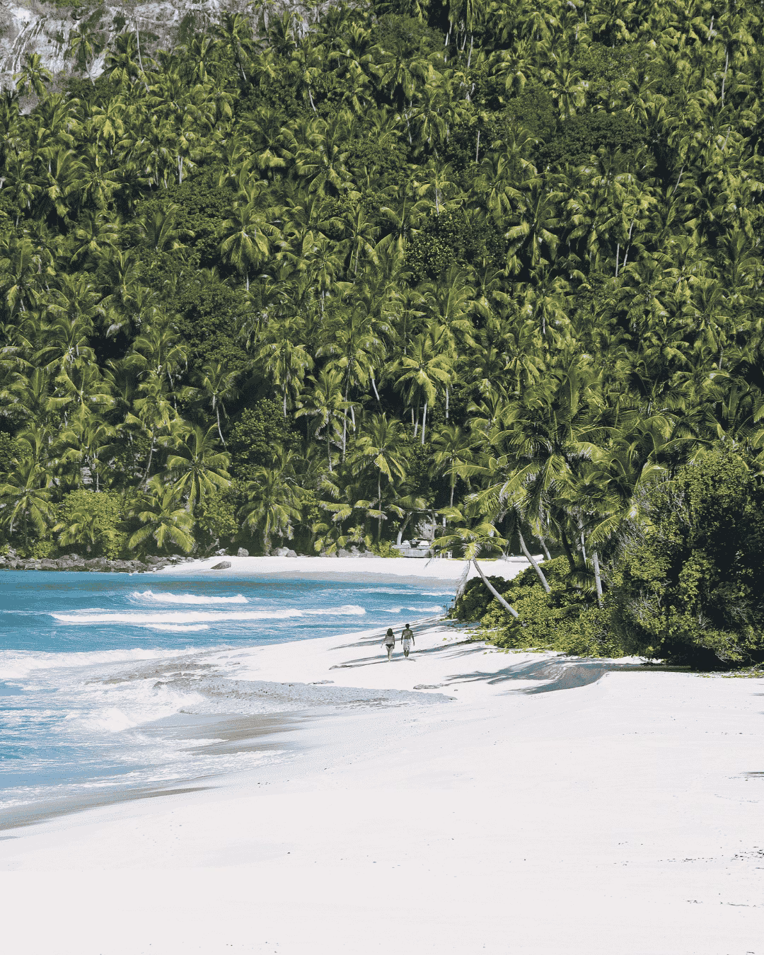 North Island Luxusresort auf den Seychellen, Strand
