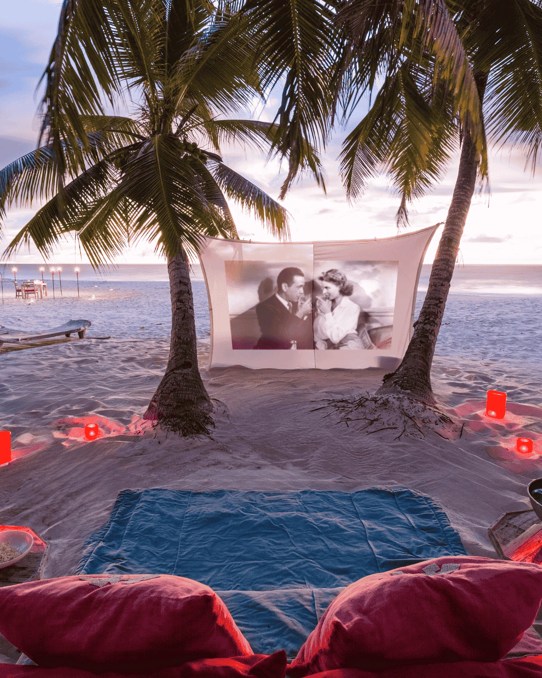 Kino unter Sternen Luxusresort North Island