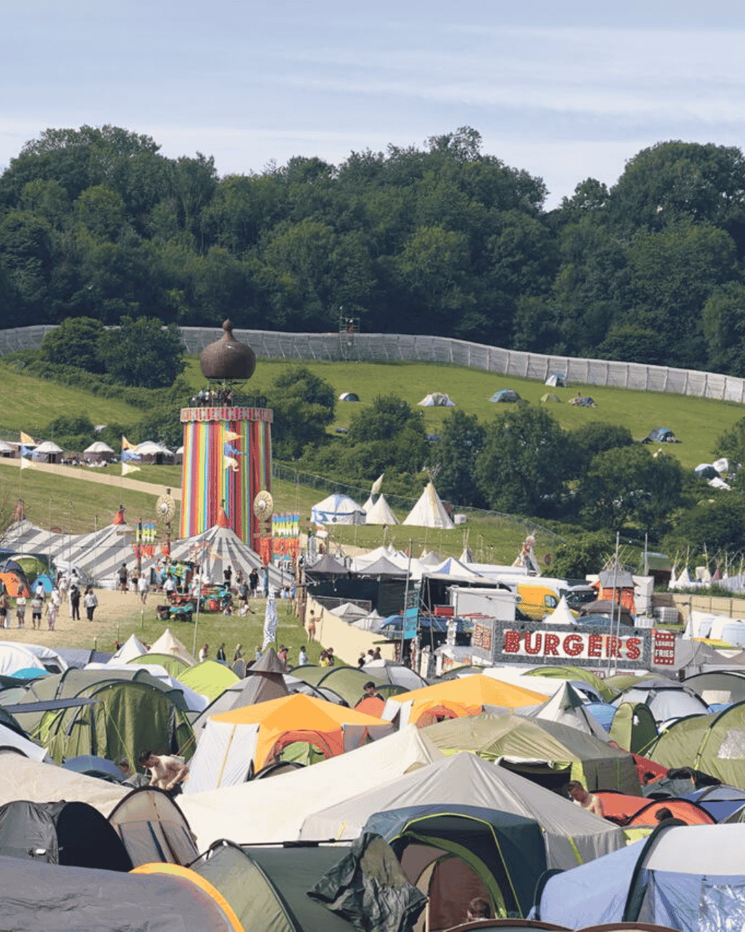 Campen am Festival