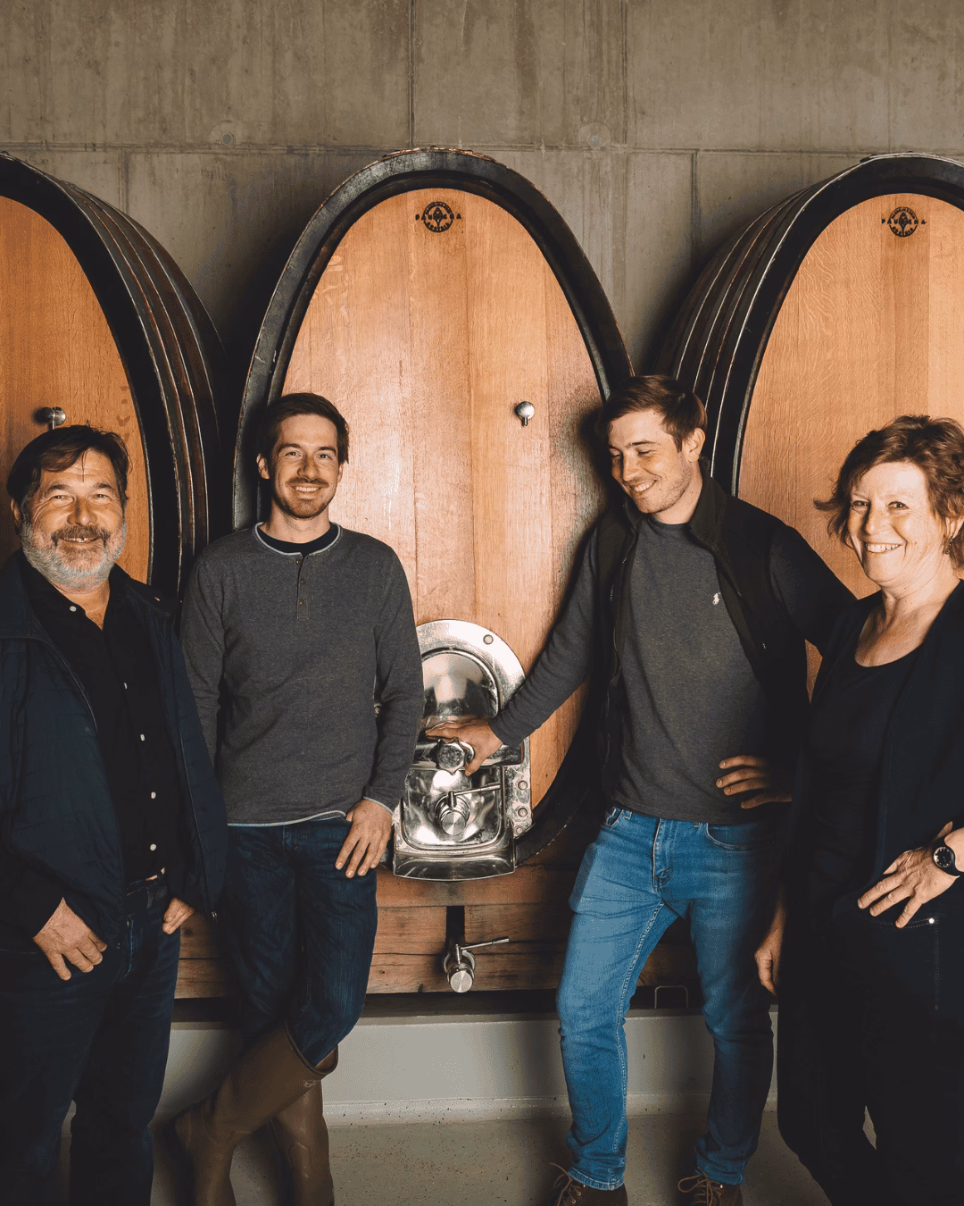 Willi, Andreas, Alex und Maria vom Sattlerhof. © Schubidu Quartett
