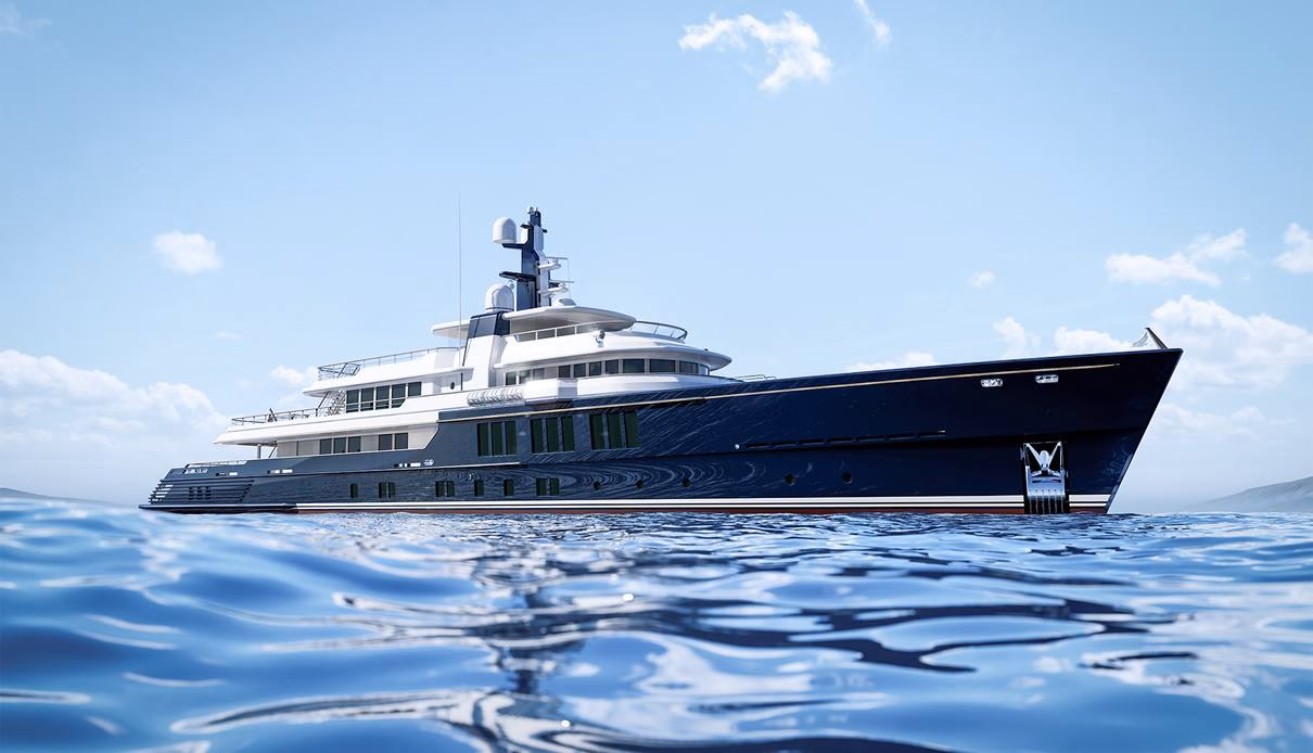 Luxusmotoryacht von Vripack