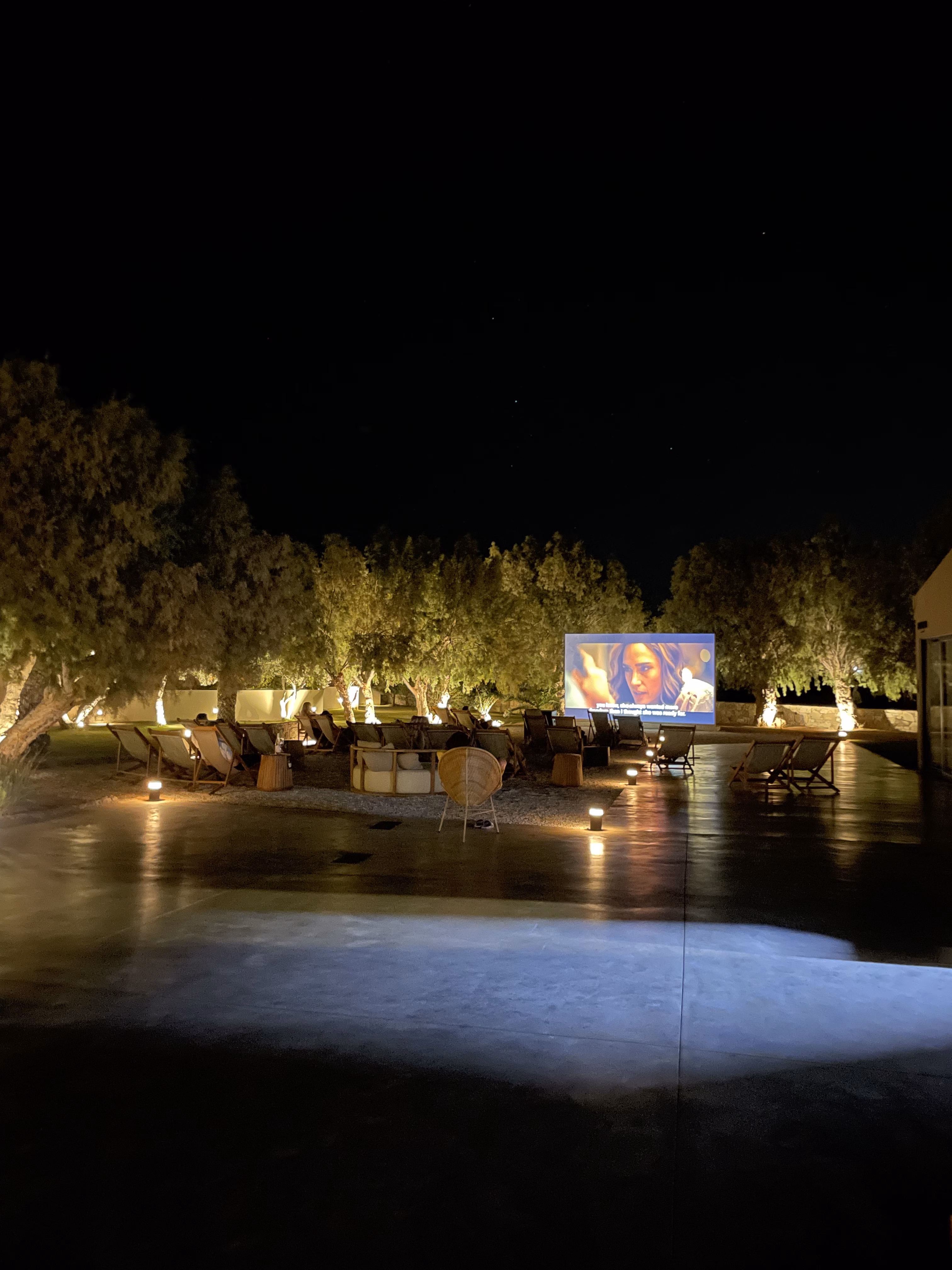 Freiluftkino im Numo
