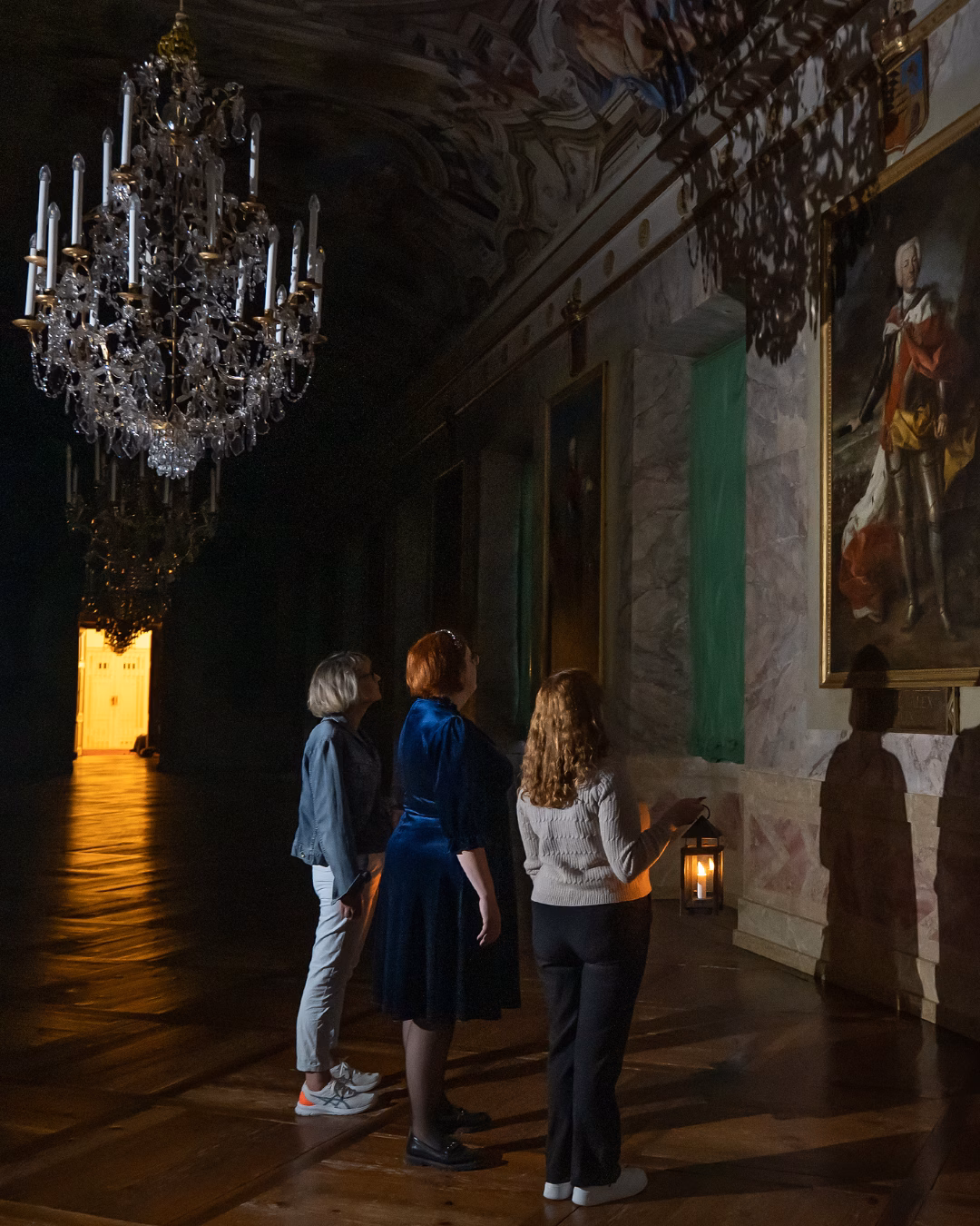 Nächtliche Führung im Schloss