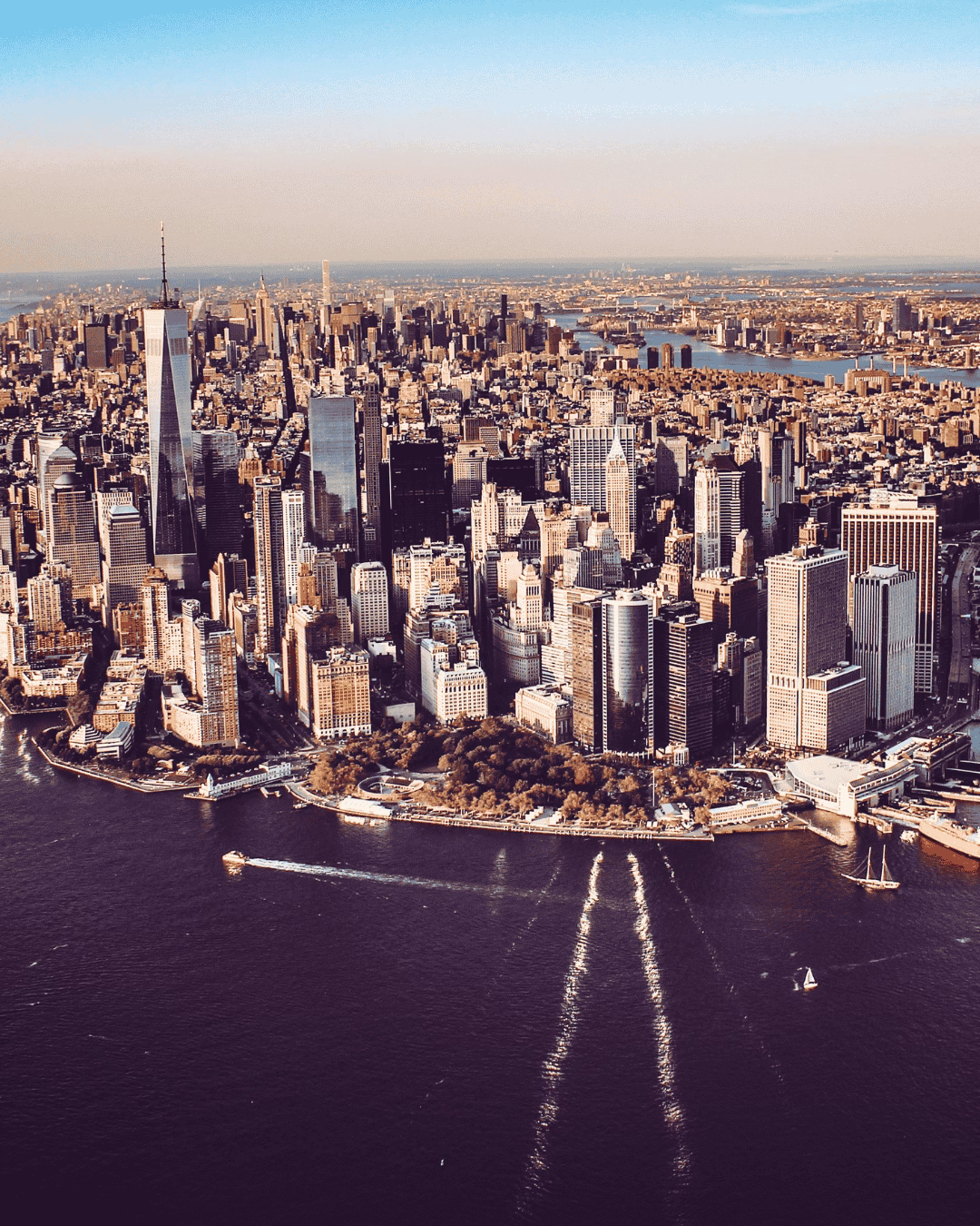 New York City Luftaufnahme