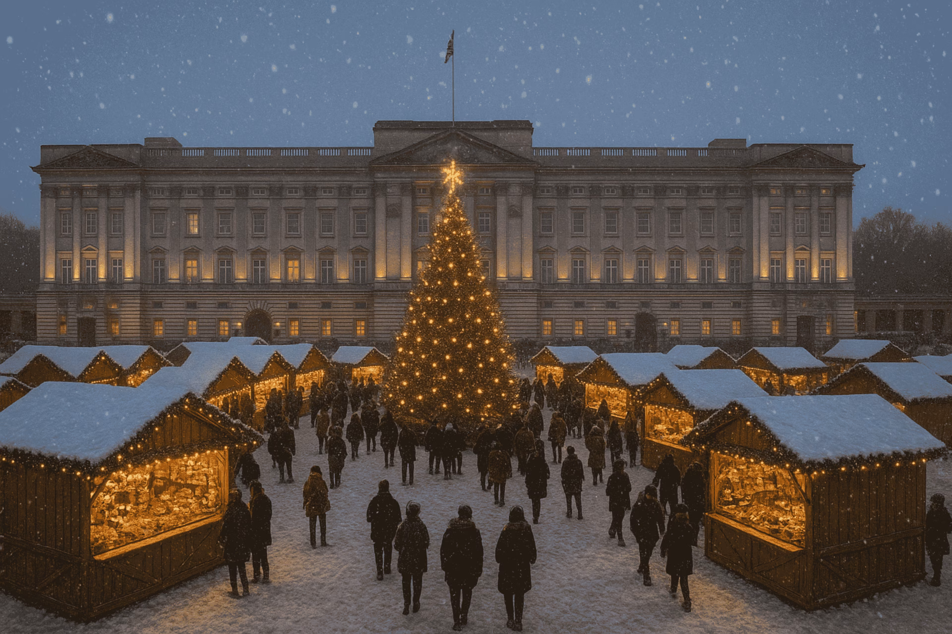 Weihnachtsmarkt Buckingham Palace