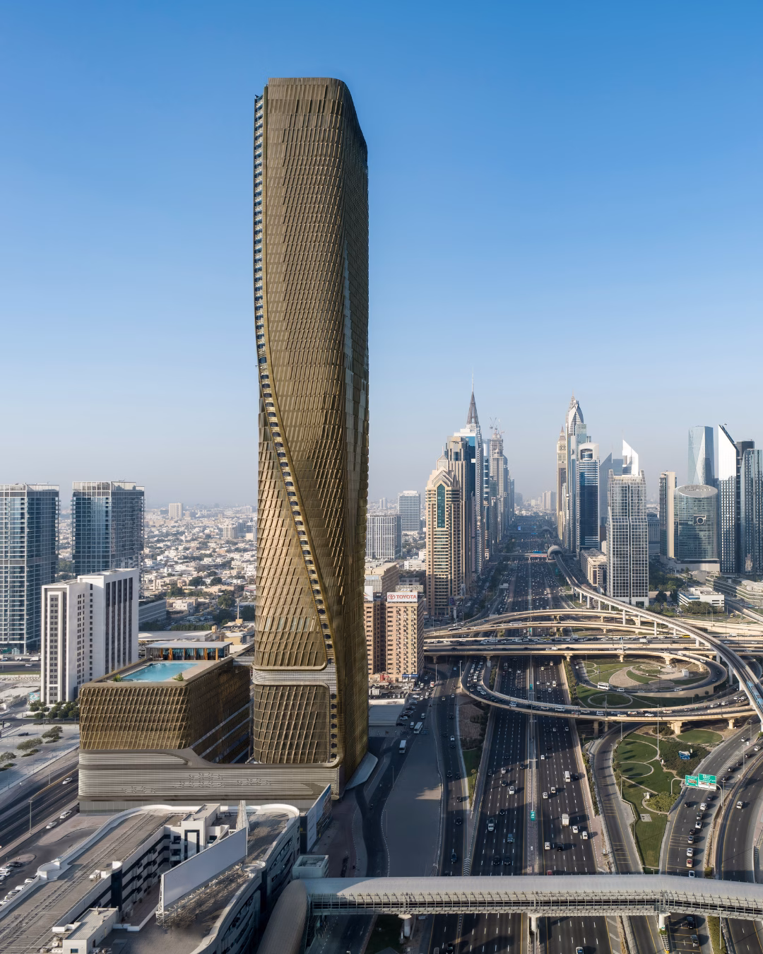 Mandarin Oriental Dubai Downtown von außern