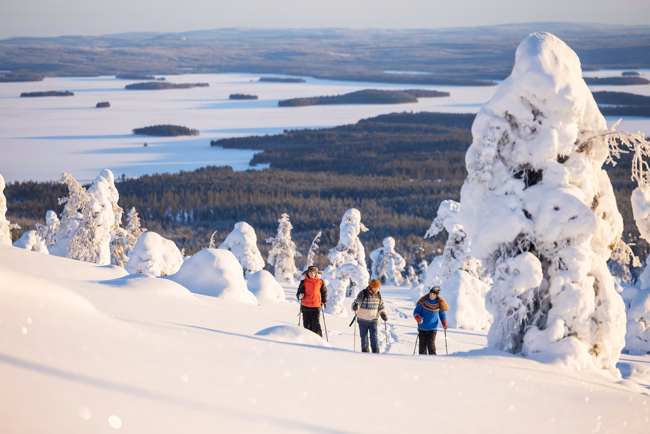 See the Northern Lights while winter hiking