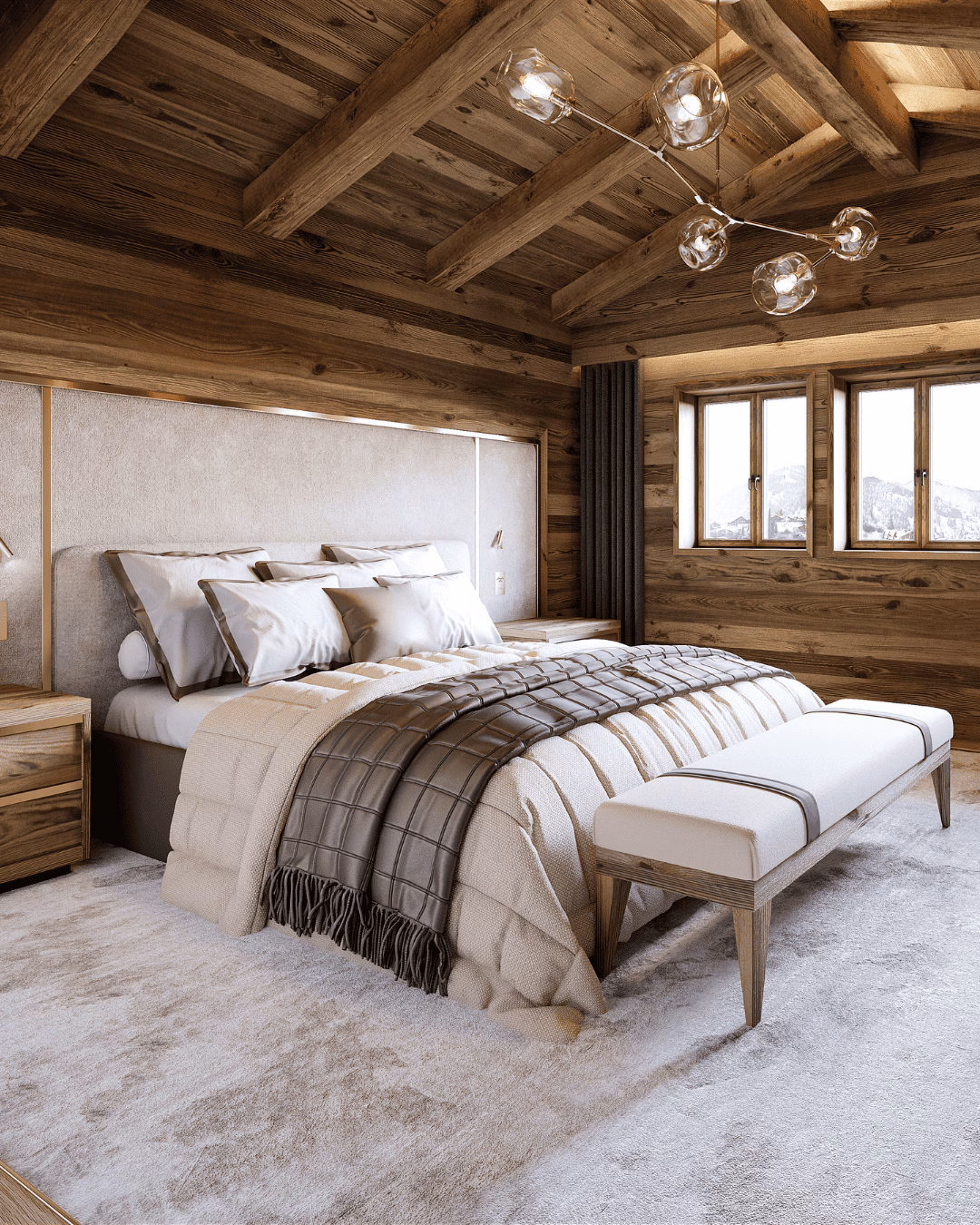 Master Bedroom Chalet Oberbort