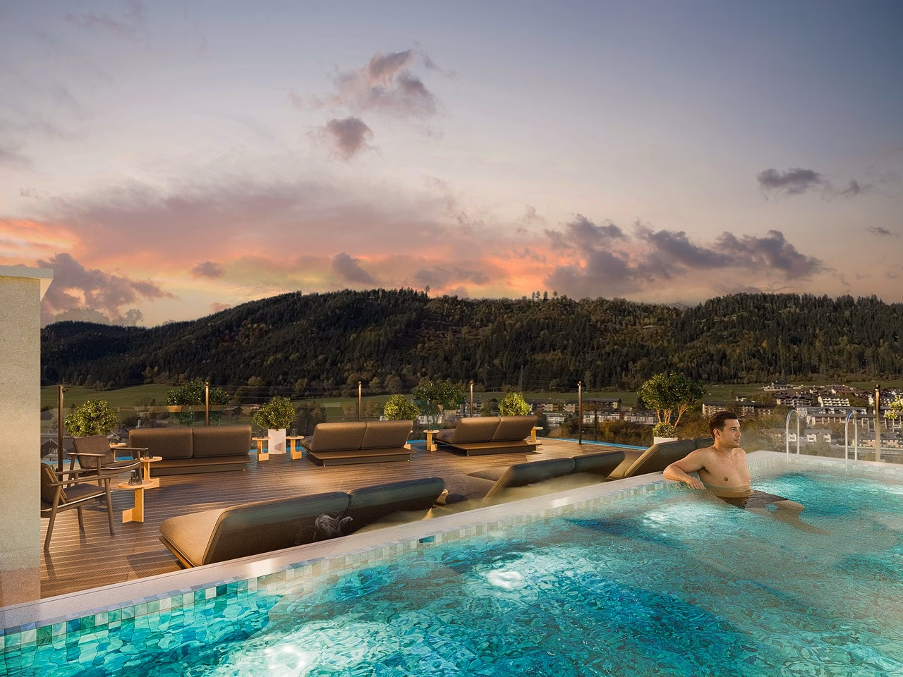 Pool nōa Schladming, Visualisierung © NOA Schladming