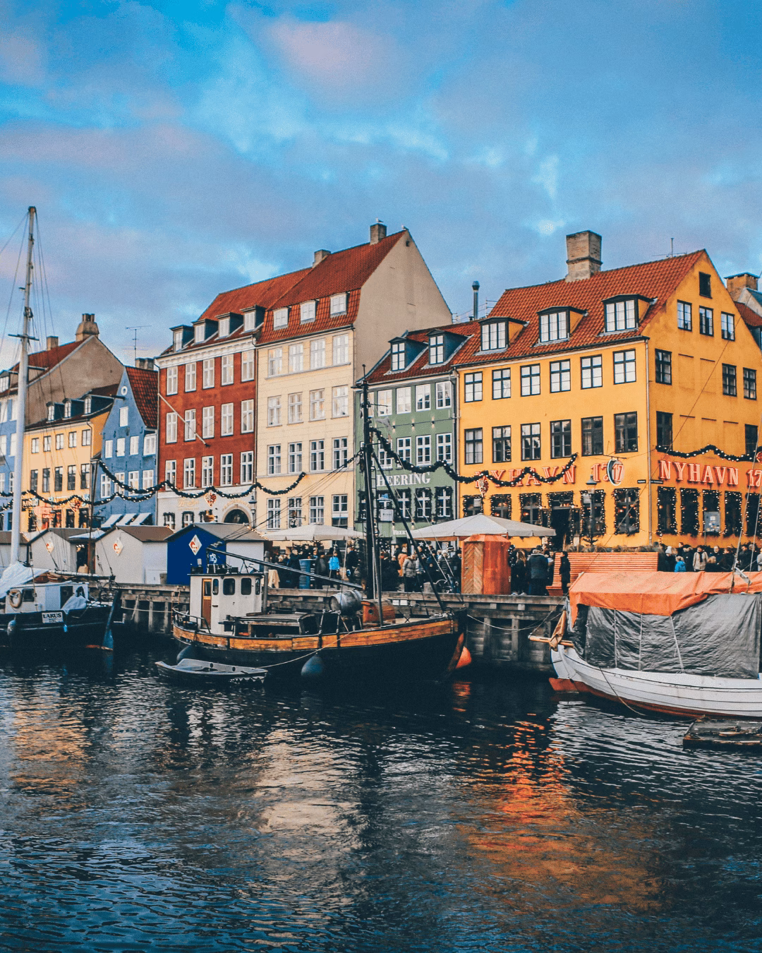Nyhavn Kopenhagen im Winter