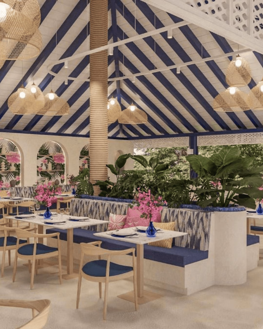 Restaurant neues Hotel Malediven